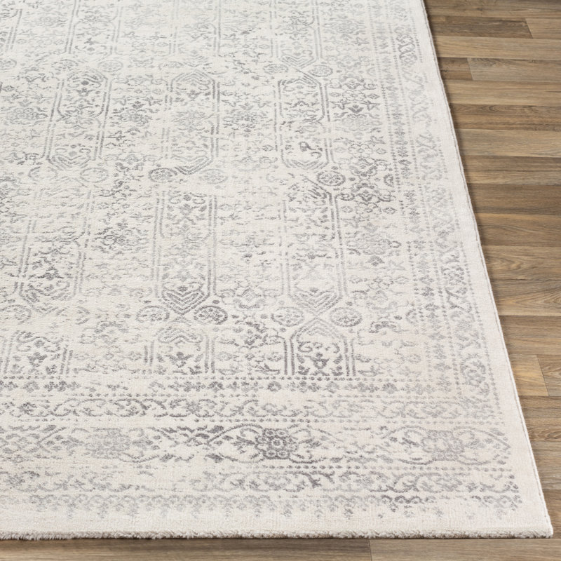 Laurel Foundry Modern Farmhouse DeSoto Oriental Cream/Gray Area Rug